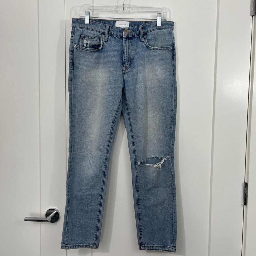 Current/Elliot Size 28 Blue Distressed Jeans